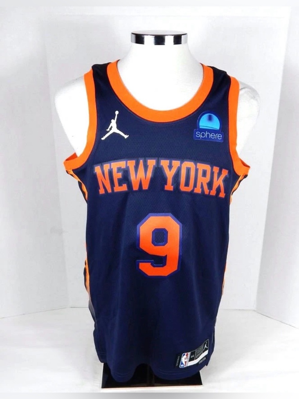 Nike New York Knicks #9 Barrett Swingman Statement Basketball Jersey 44 M
